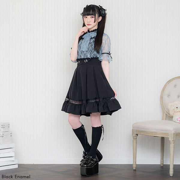 ぽってり厚底トリプルリボンパンプス – レディースファッション通販の