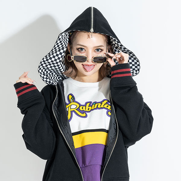 Rabintage】Selfish Retoro Rabbit Zipper Blouson – レディース 