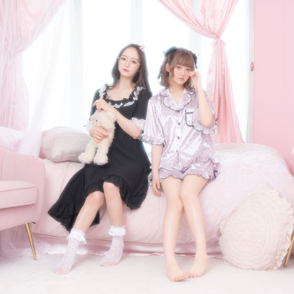 お姫様レースフィッシュテールルームウェアワンピース – レディース