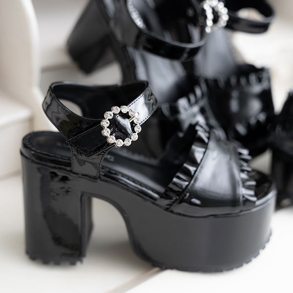 ★PEDRO★Buckle Slip-On Sandals 厚底 サンダル/送料込 EDER SHOES｜キルト サンダル KILT SANDAL レザー フリンジ