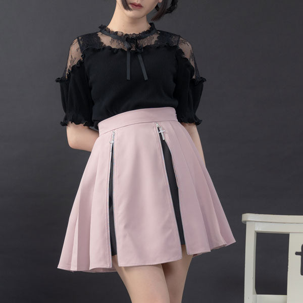 バンテージ トップス 売れ筋商品|||スカート スプリット レディース wee9s スカート daily super stretch pleats skirt / セルフ