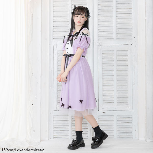 デザイナー ドールワンピース ブルー デザイナー/ドールワンピース – レディースファッション通販の夢