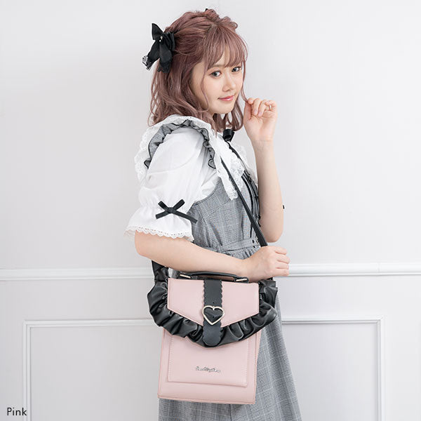 ハートバックルフリル3wayバッグ – レディースファッション通販