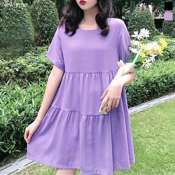 ティアードカットチュニックワンピ