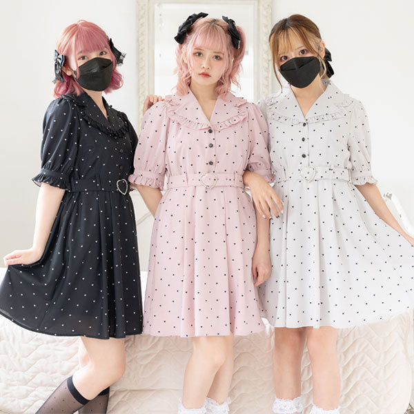 夢展望 dear my love millor テーラードバックルミニワンピ STEPUP対象】【送料無料】テーラードバックルミニワンピ