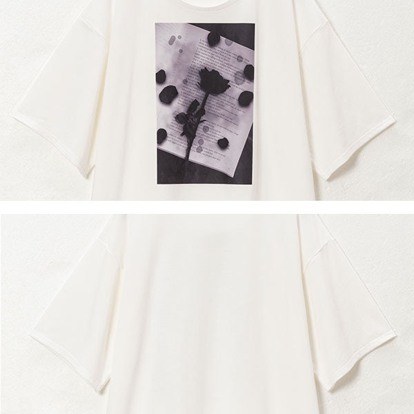 メール便】選べるプリント柄ビックTシャツ – レディース