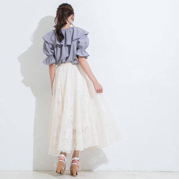【オールドマンズテーラー】プリンセスフラワーロングフレアスカート 30%OFF】(6088) R&D.M.Co-/OLDMANS TAILOR(アールアンド