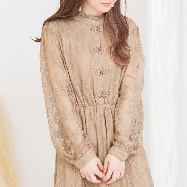 総レースチャイナワンピース – レディースファッション通販の夢展望