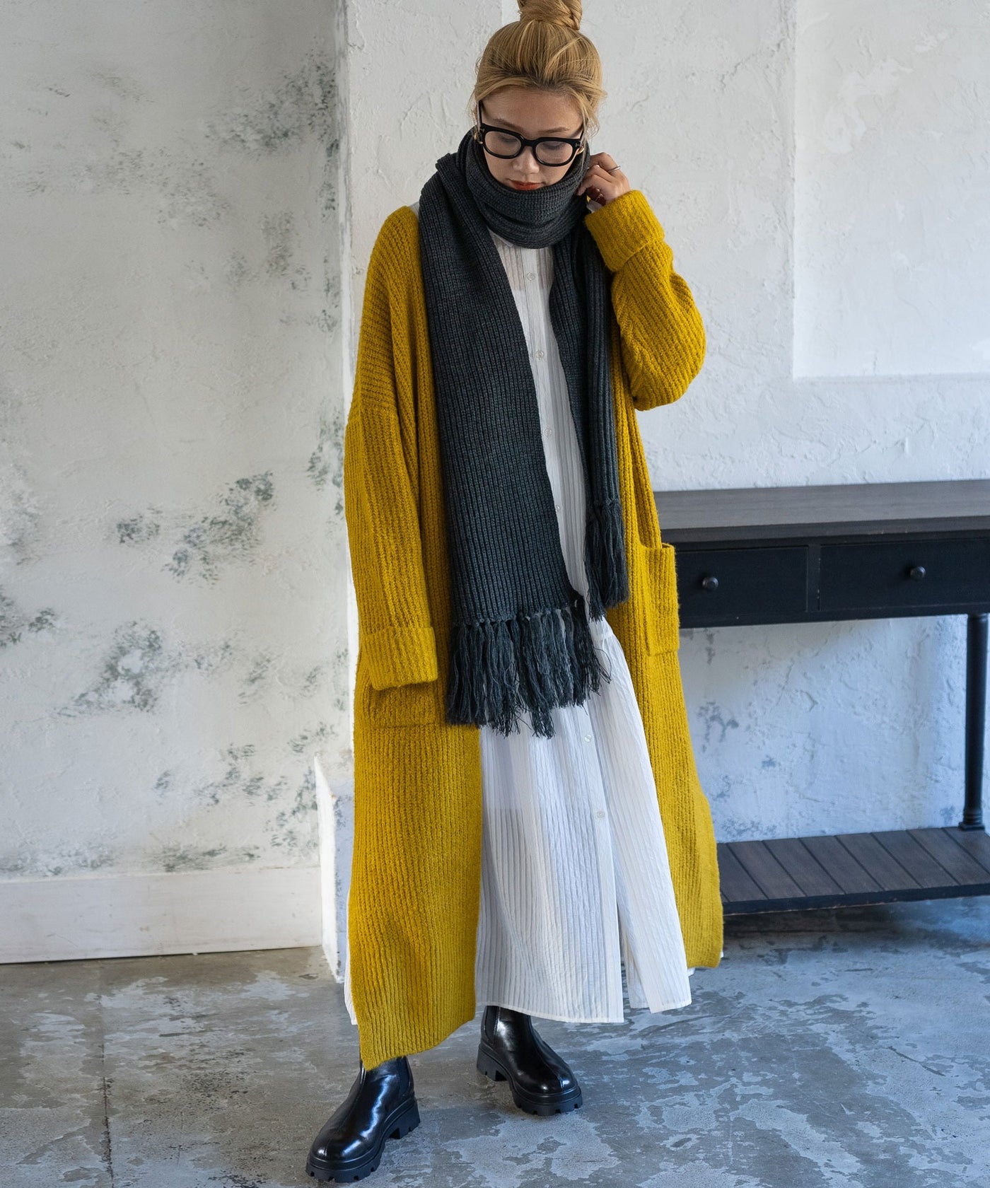 Y-3 KNIT SCARF ニット ロング マフラー 黄　新品　未使用 楽天市場】UGG アグ W CHUNKY RIB KNIT SCARF チャンキー