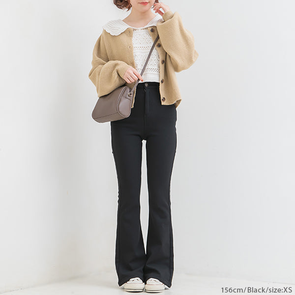 裏起毛フレアパンツ – レディースファッション通販の夢展望【公式】