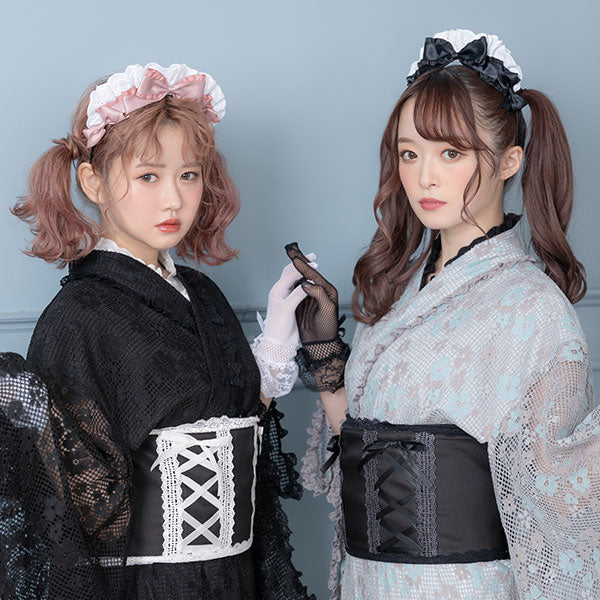 コットンレースメイドカチューシャ – レディースファッション通販の夢