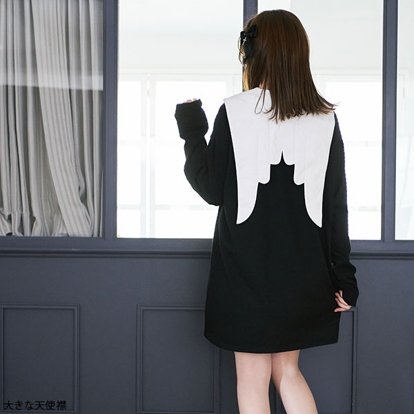 milklim エンジェル ワンピース つけ襟セット milklim エンジェル ワンピース つけ襟セット