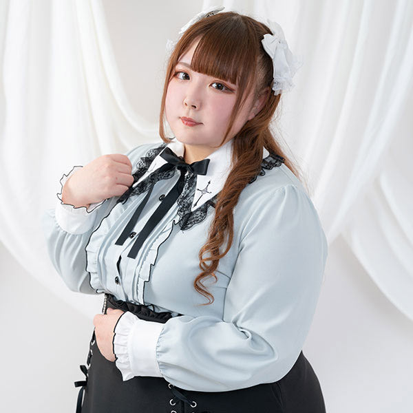 クロス刺繍襟ブラウス – レディースファッション通販の夢展望