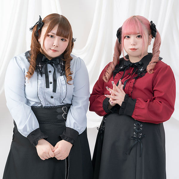 クロス刺繍襟ブラウス – レディースファッション通販の夢展望