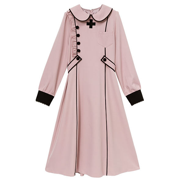 ★レア商品★ ミルクナース　フリルナース服 パイピングフリルナースワンピース – レディースファッション