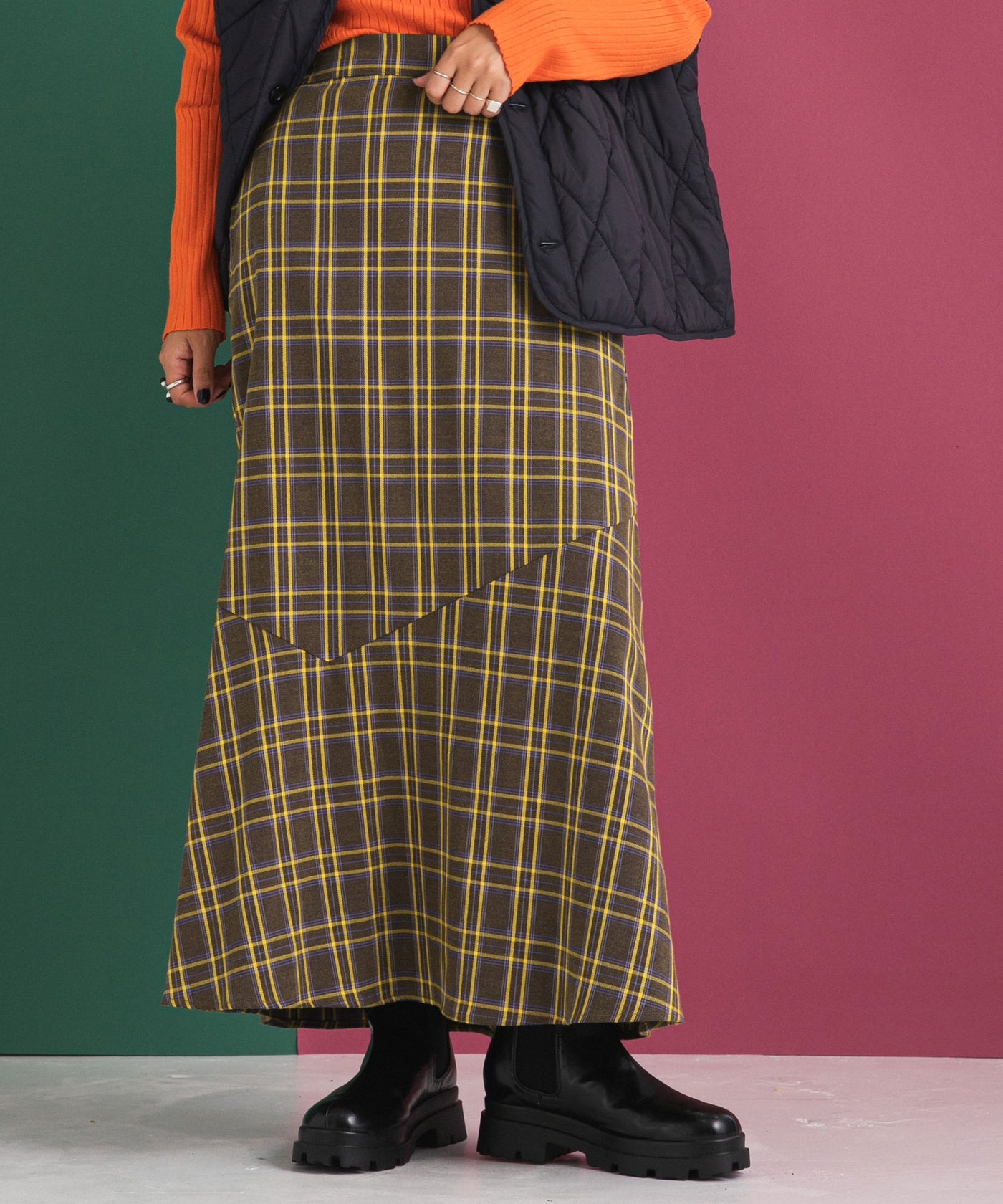 アシメ切替マーメイドスカート – レディースファッション通販の夢展望