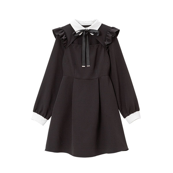 極美品♡ルネ♡肩フリル ワンピース 新色追加！】肩フリルワンピース | Croisiere(クロジエール