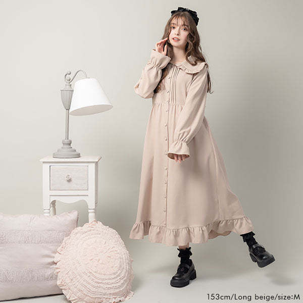 丸襟シンプルドールワンピース – レディースファッション通販の