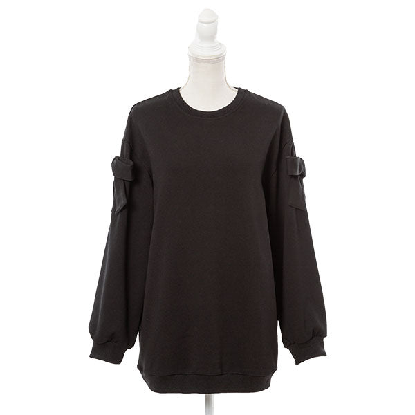 ショルダーリボンスウェットワンピ – レディースファッション通販の夢