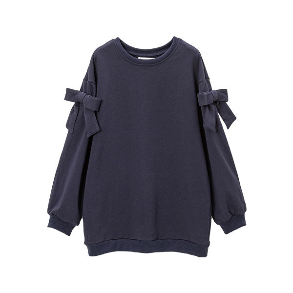 ショルダーリボンスウェットワンピ – レディースファッション通販の夢