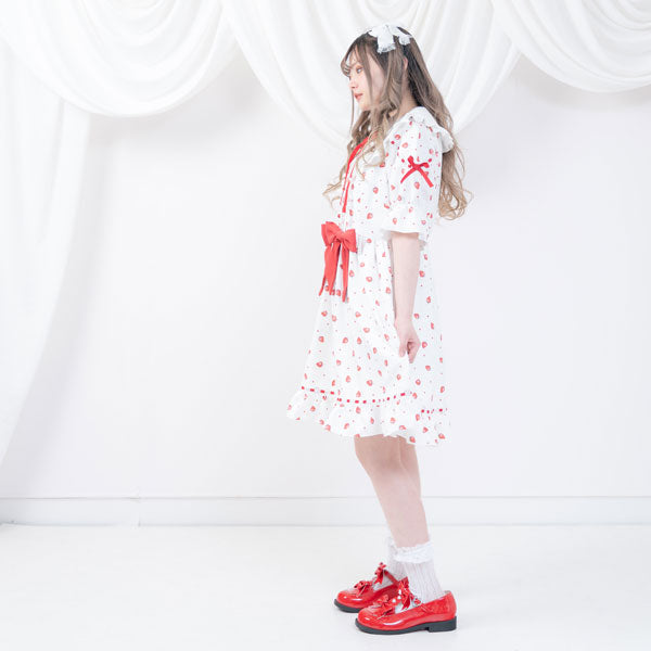 To Alice いちご柄ロリータワンピ
