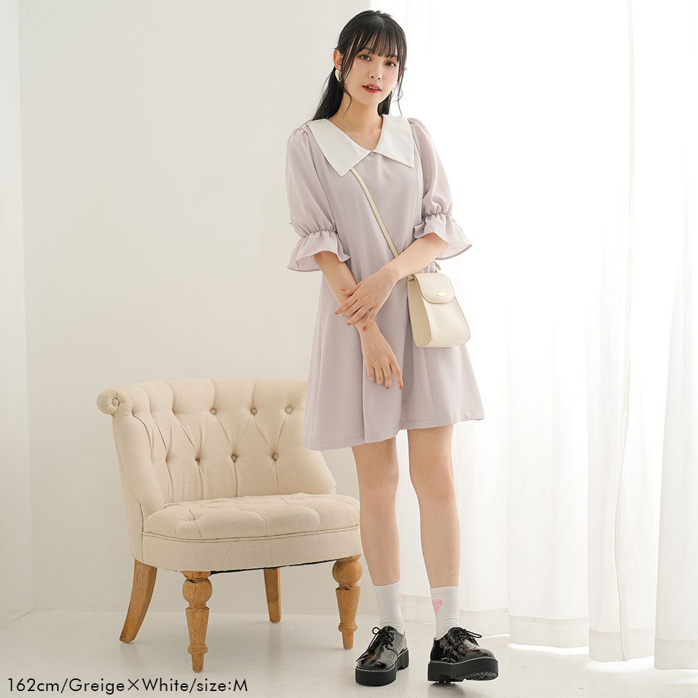 DAZZY ドレス 「高見え刺繍×美シルエット」谷間ジップで盛れ感