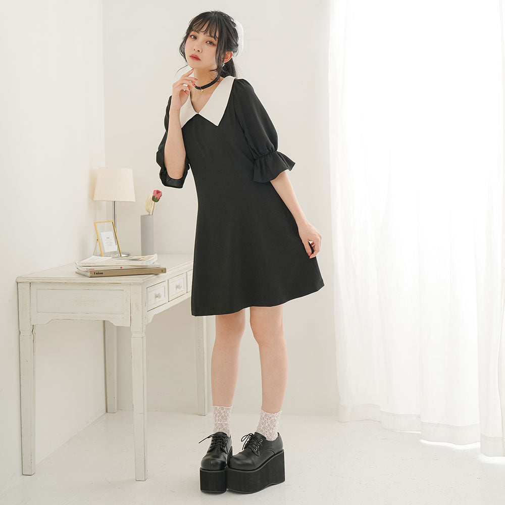 楽天市場】【SALE】 選べる丈美シルエット長袖ワンピース