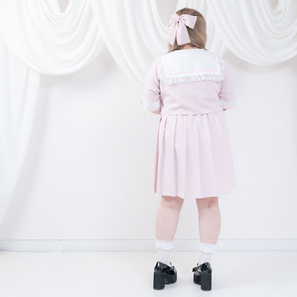 レースフリルリボン学園ワンピース – レディースファッション通販の夢