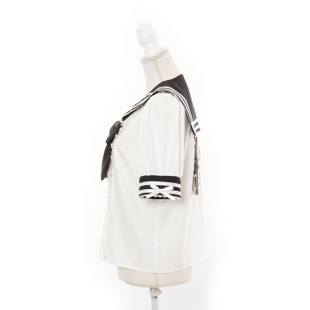 セーラーレースアップうさぎブラウス – レディースファッション通販の