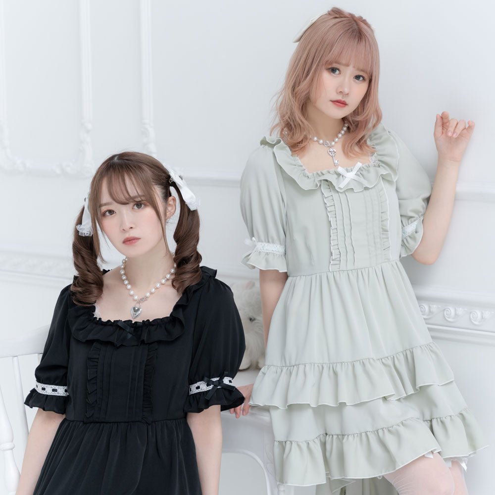 YK-1 クロスフリルリボン付きNOP 白 | kuroobi.STORE