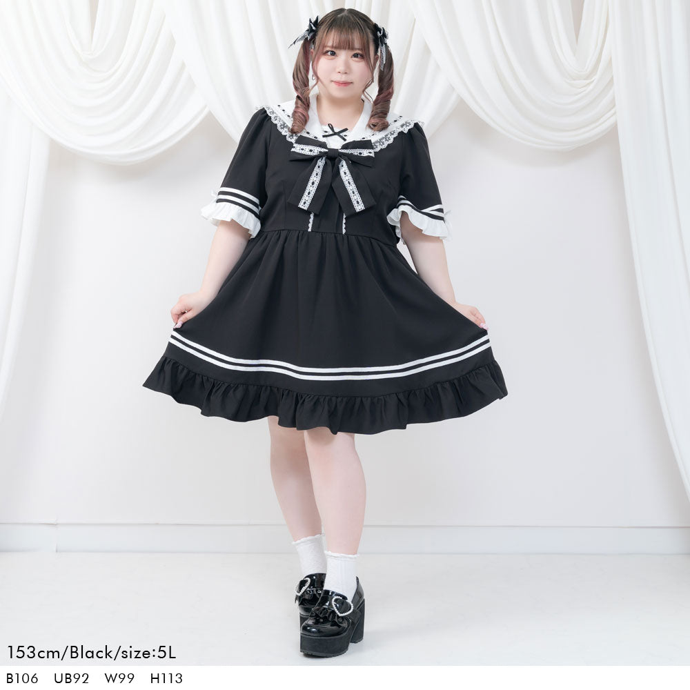 ヒロイン学園レースフリルワンピース – レディースファッション