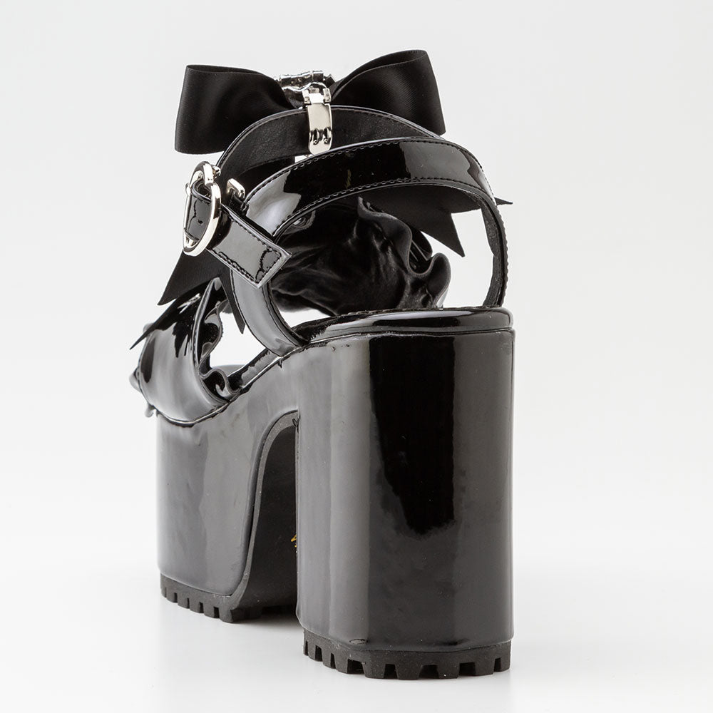 レア！夢展望Dearyハートヒールサンダル　リボン レア！夢展望Dearyハートヒールサンダル リボン - メルカリ