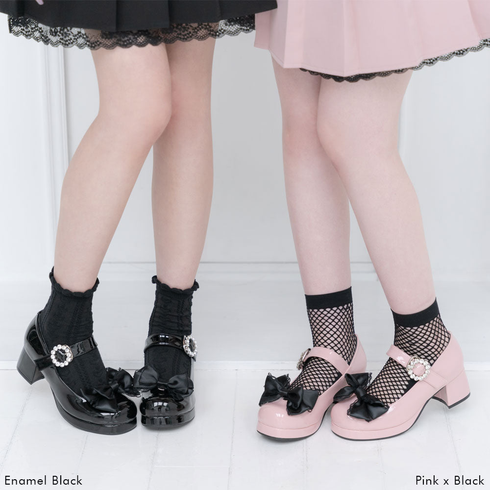 キラキラビッグリボンデザインパンプス36 キラキラ ビッグリボンデザインパンプス Jeffrey Campbell