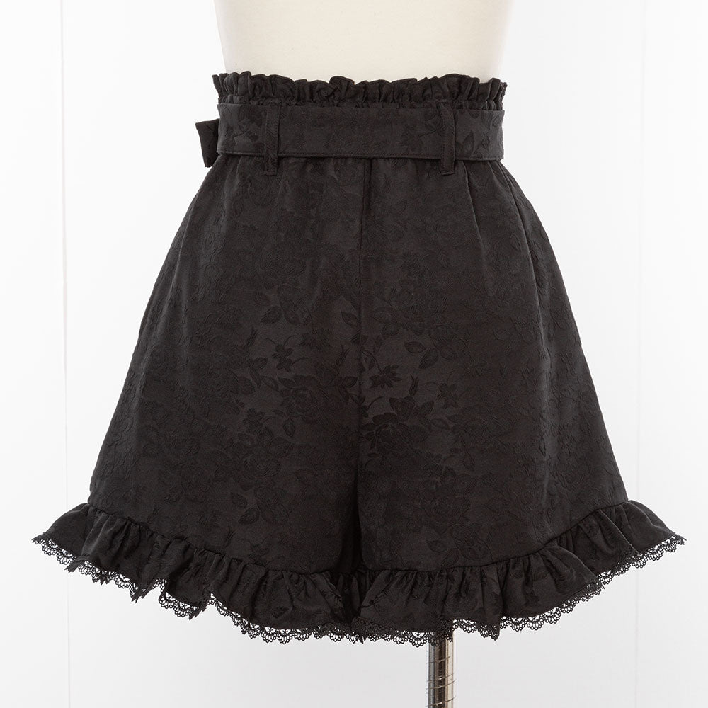 manielleフリルジャガードショートパンツ manielleフリルジャガードショートパンツ manielleフリル