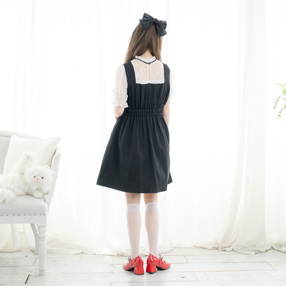 miu miu ポロプリーツワンピース 襟付 パール ビジューボタン 38 miu miu ポロプリーツワンピース 襟付 パール ビジューボタン 38