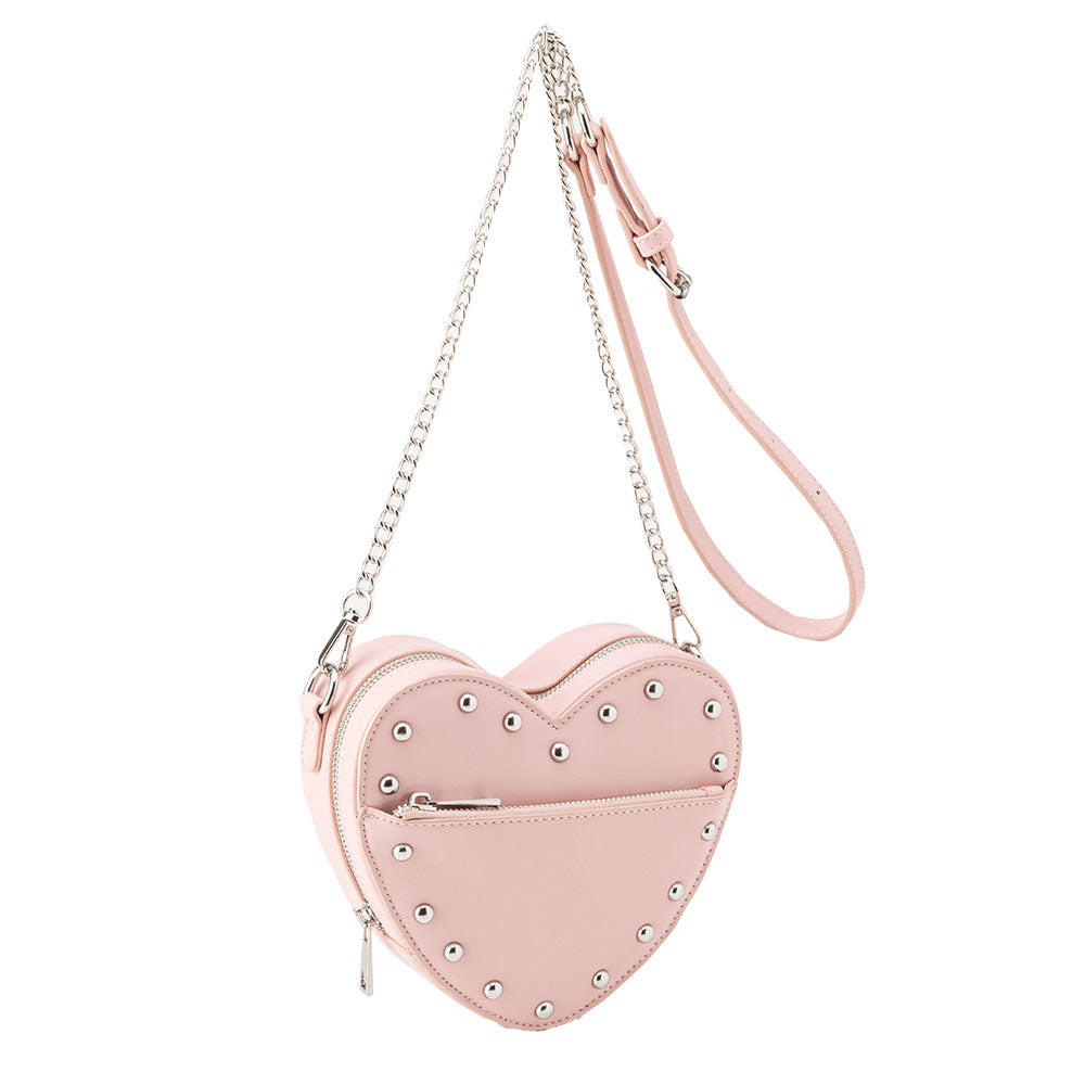 【♥バレンタイン限定品♥】TOD’S　チェーンショルダーバッグ　ハート　スタッズ TODS ショルダーバッグ T TIMELESS Tタイムレス XBWTTTC0000ROR
