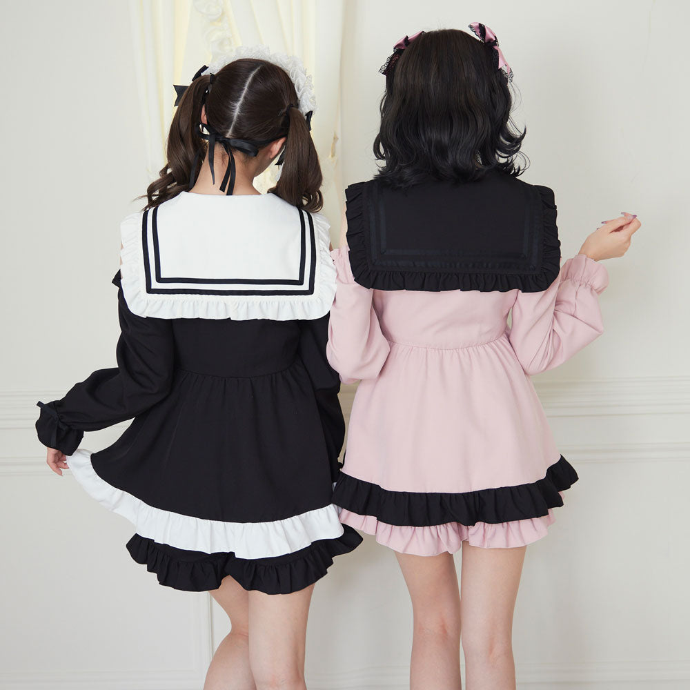 セーラーフリルアイドルセットアップ – レディースファッション