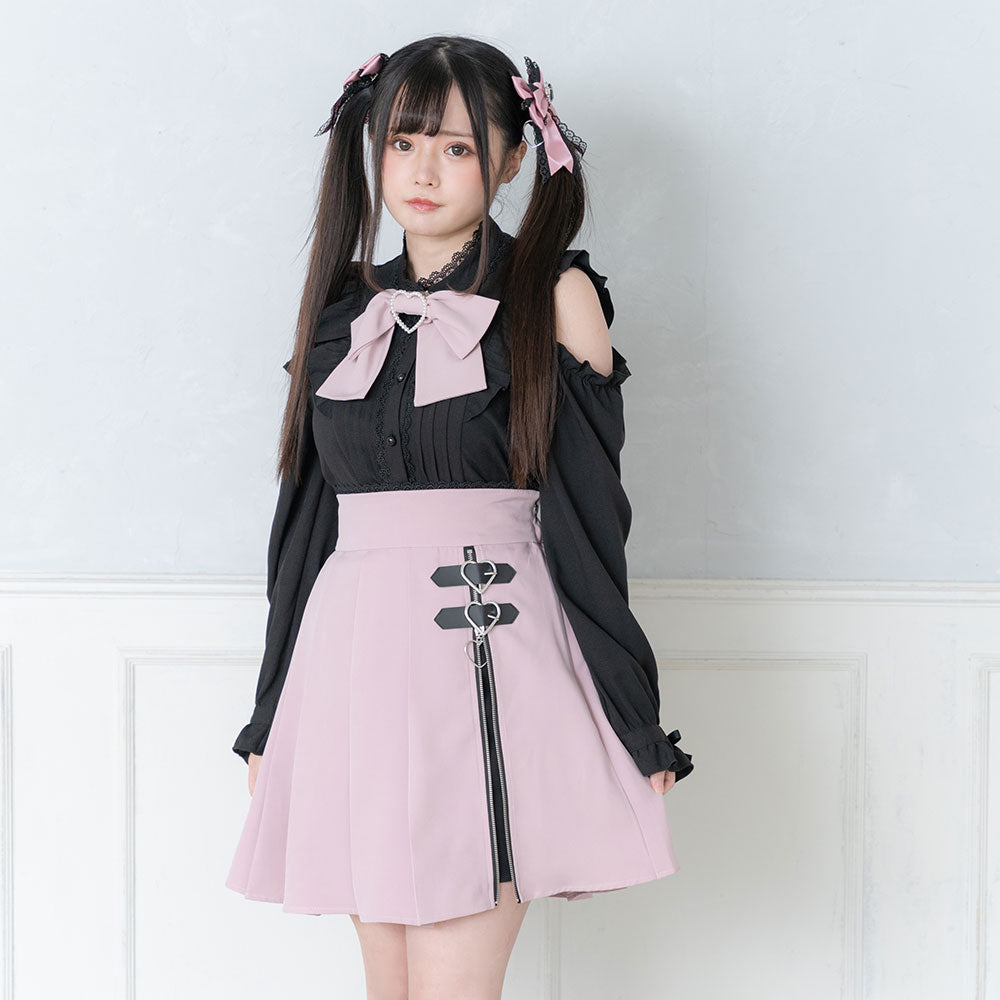 ハートジッププリーツスカパン – レディースファッション通販の夢展望