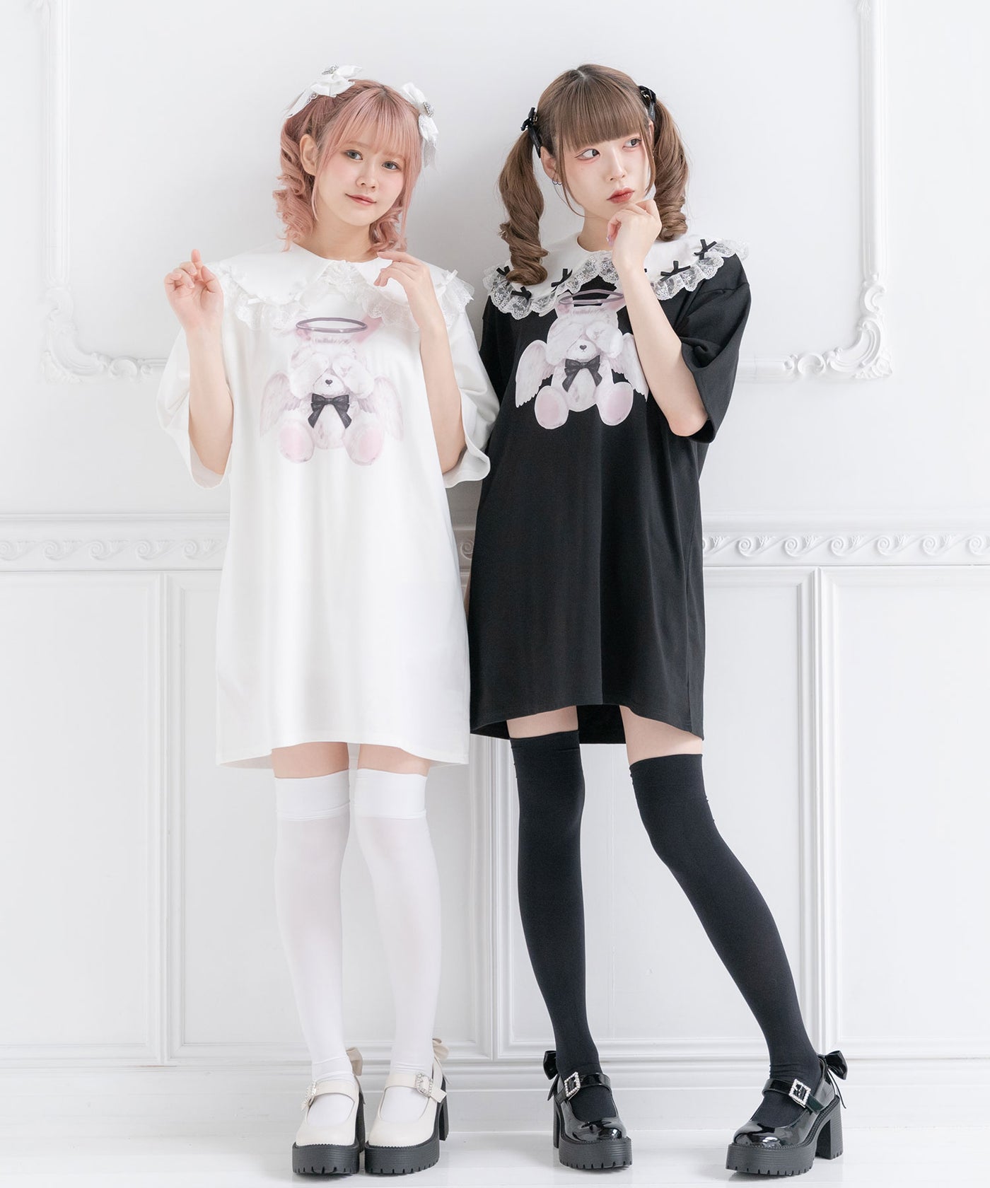 予約 7/9発送】【メール便】シンプルニーハイソックス【SD