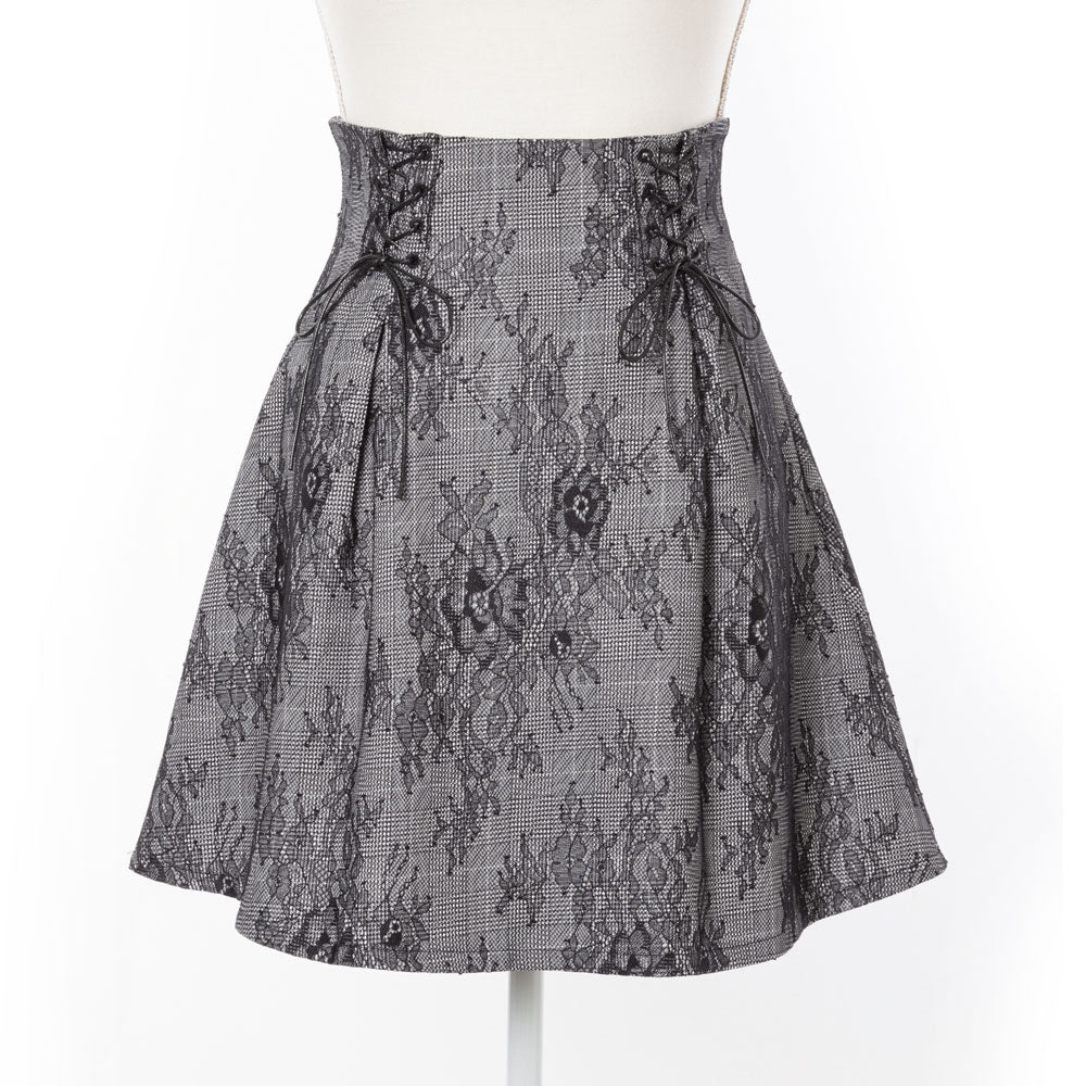 レース重ねレースアップスカート – レディースファッション通販の夢