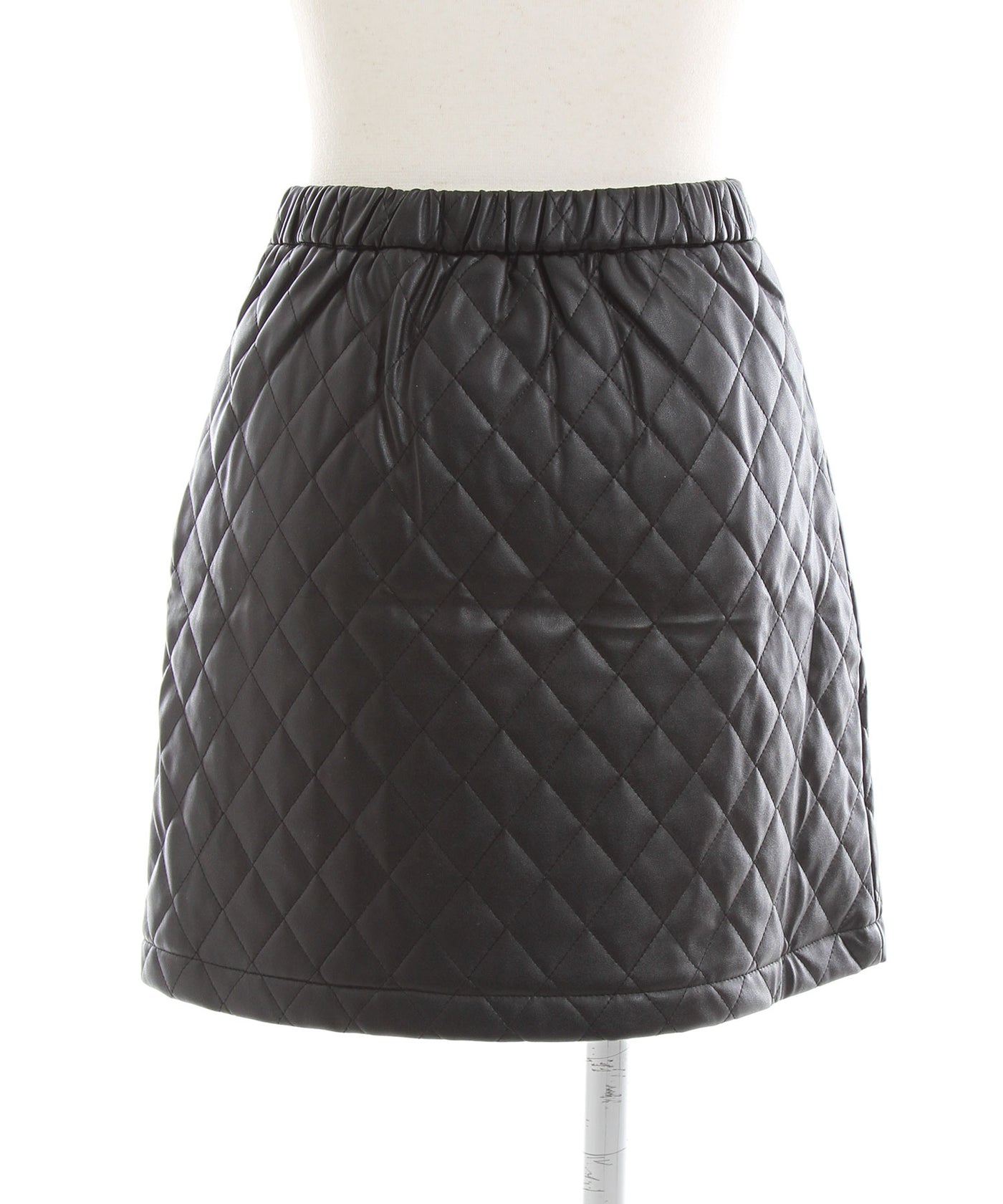 キルティングorプリーツ選べるフェイクレザースカート – レディース