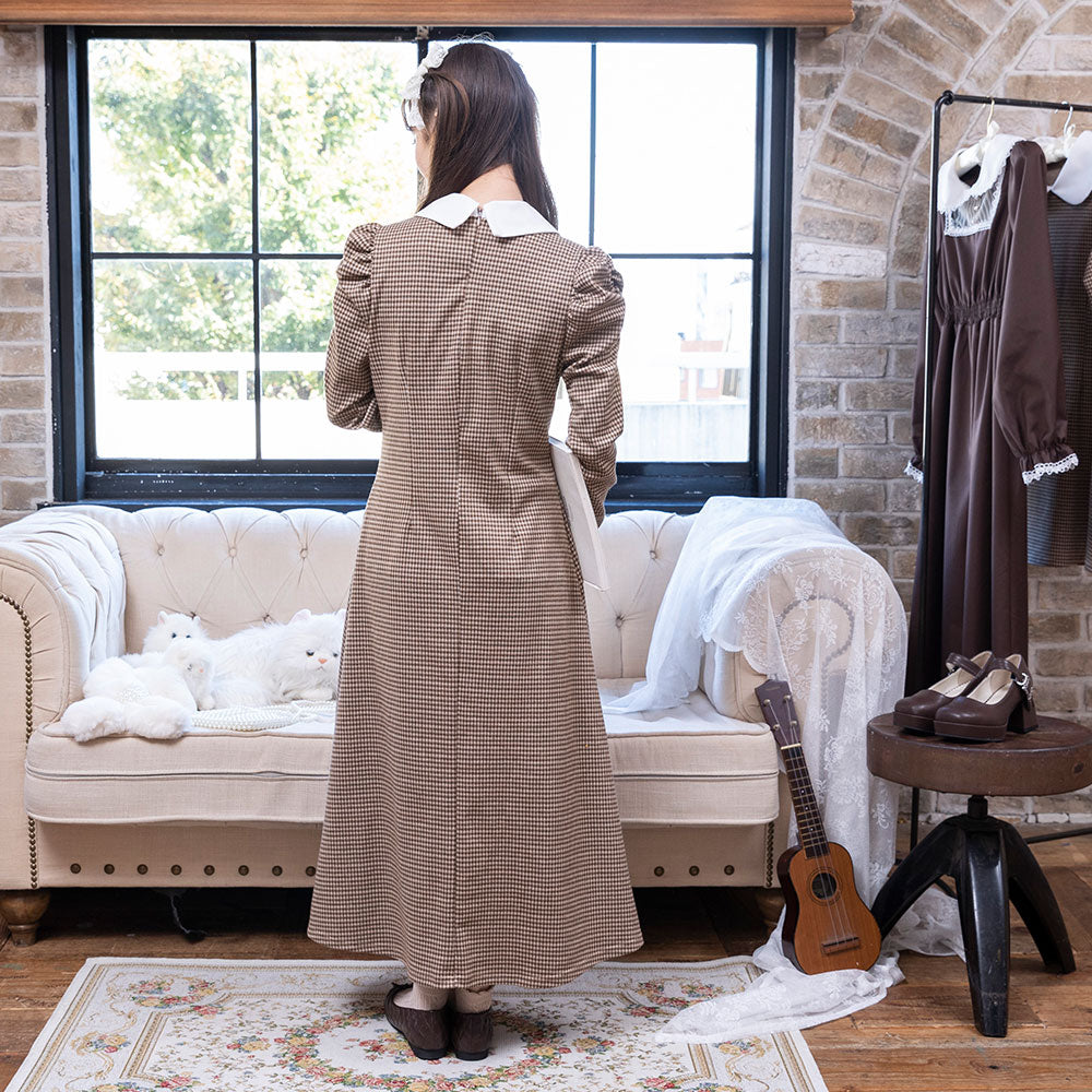 vintage チェック　ミニワンピ　キルティング　itimi otoe OZ vintage チェック ミニワンピ キルティング itimi otoe OZ