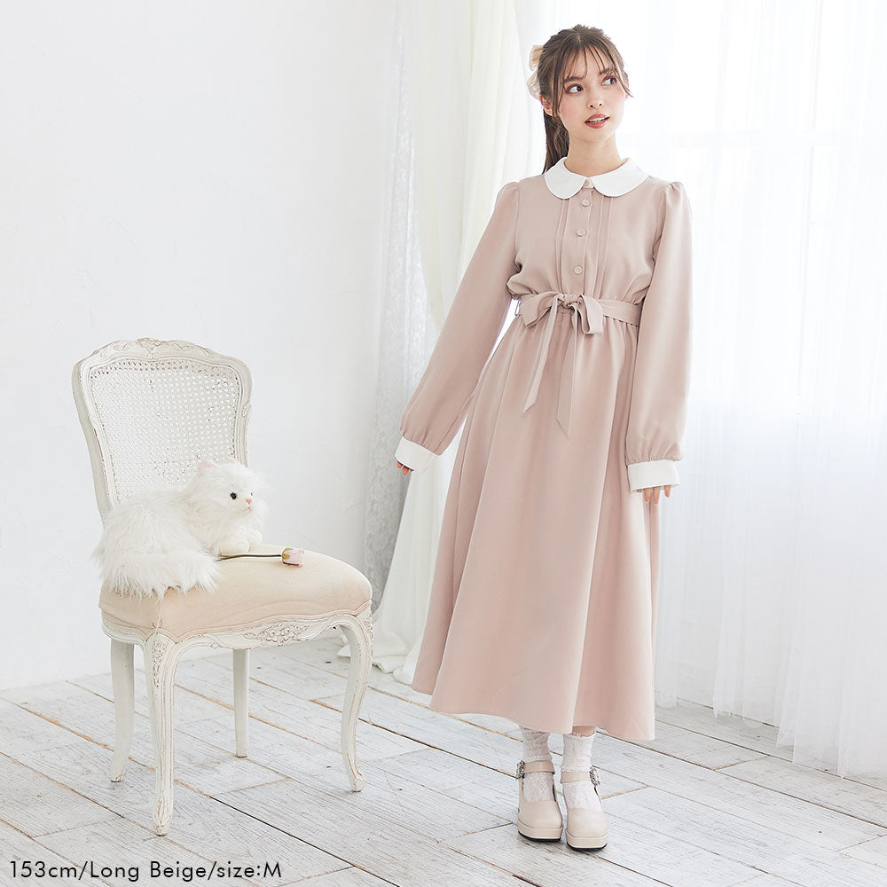 丸襟ミニクラシカルワンピース – レディースファッション通販の夢展望【公式】