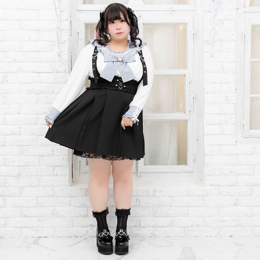 dreamy doll house ハートスカート Dreamy Dollhouse Round Collar JSK by Angelic Pretty