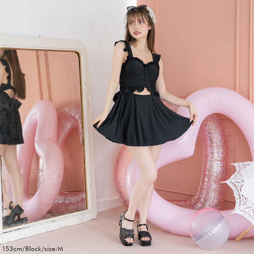夢展望 水着 ビスチェバックリボン水着 L 新品 未使用 ビスチェバックリボン水着 – レディースファッション通販の夢