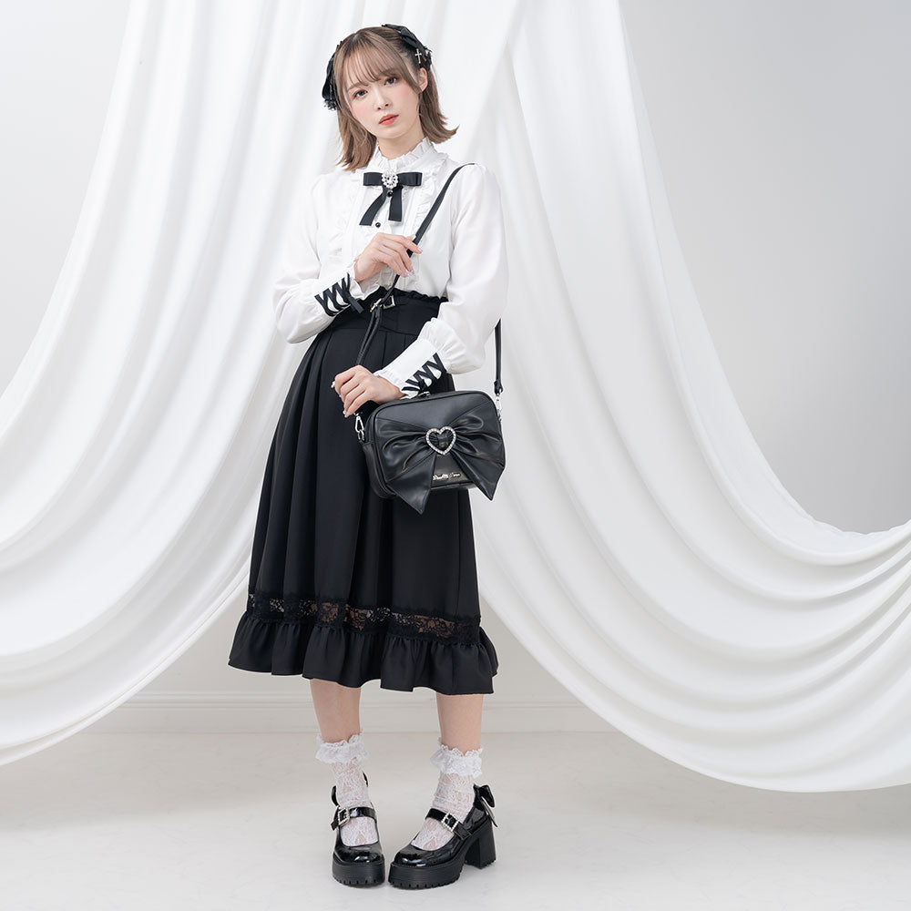 裾レーストリムクロスベルトスカート – レディースファッション通販の