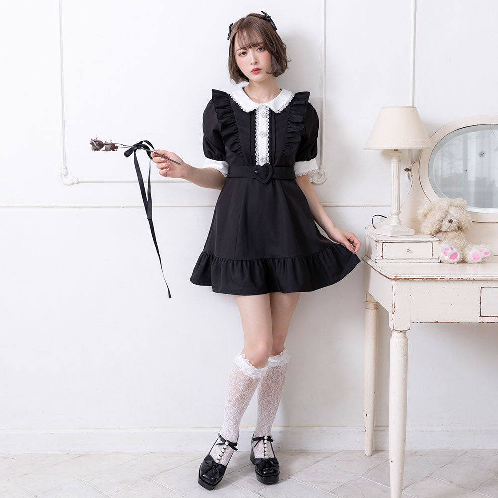 新品 新作❫DaTuRa ビジューフレア ベアワンピ