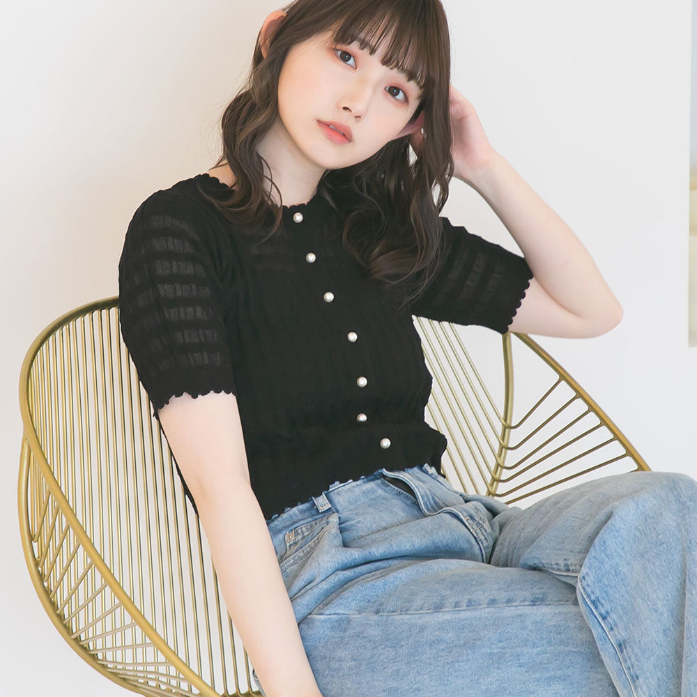 希少✨HERMES マルジェラ期　シアー チェック柄 薄手ニット　白 5333680004-01_1000x.jpg?v=