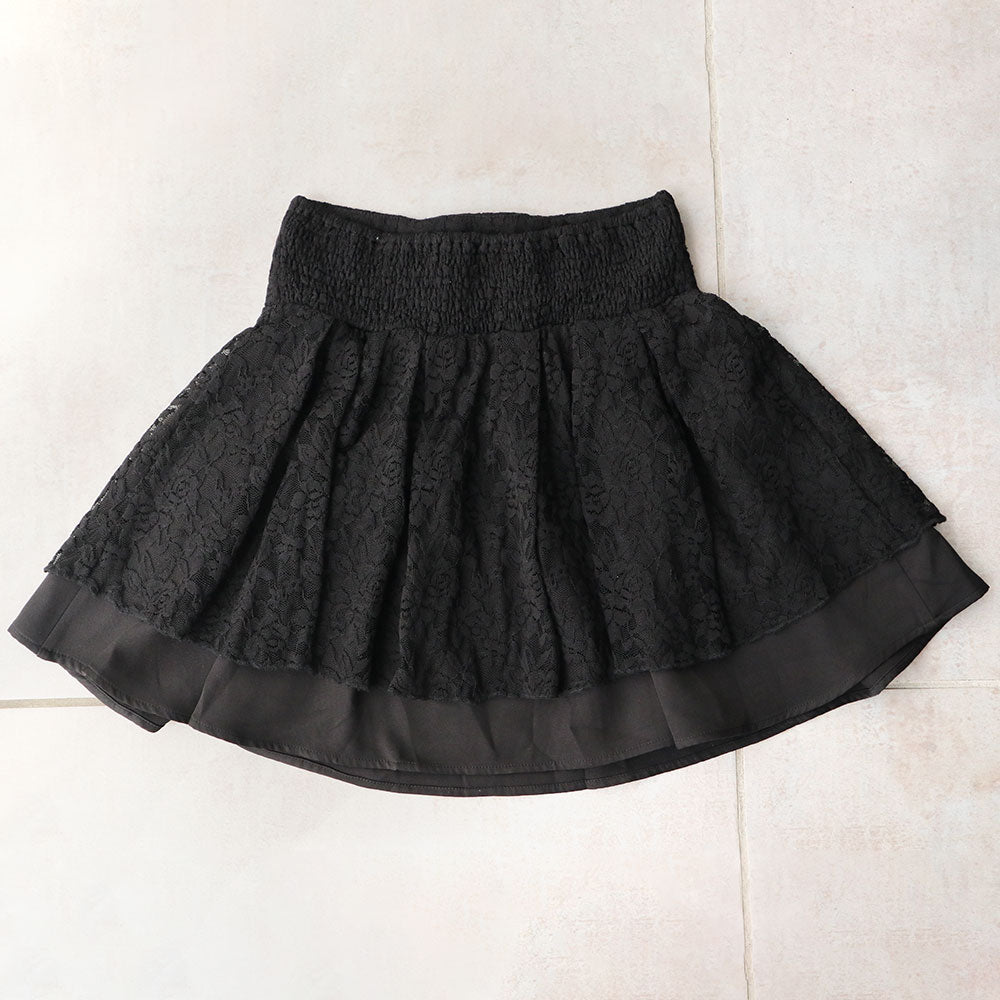 レースアップティアードスカート – レディースファッション通販の夢  