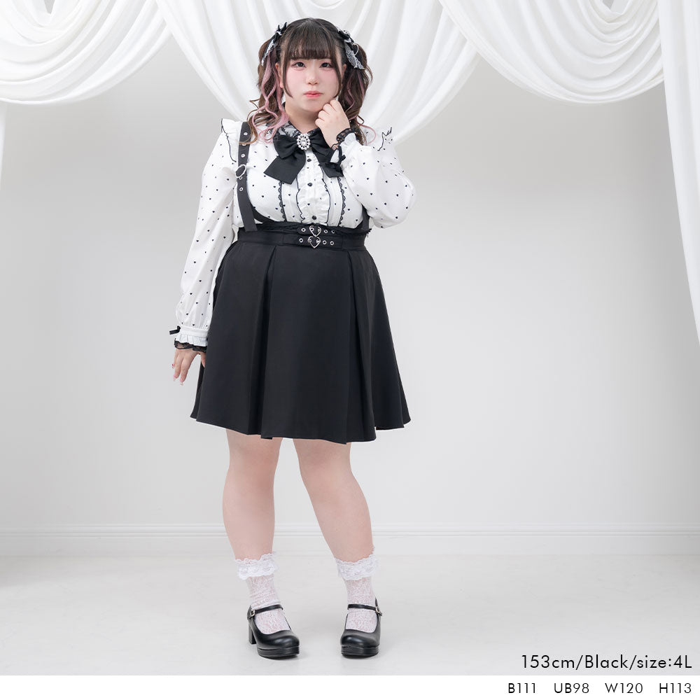 Dimmoire 夢纏うサスペンダースカート♡ 夢纏うサスペンダースカート【Black】 | DimMoire